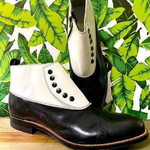 Stacy S. Adams Madison Spar Cap Toe Boots Sz 8.5